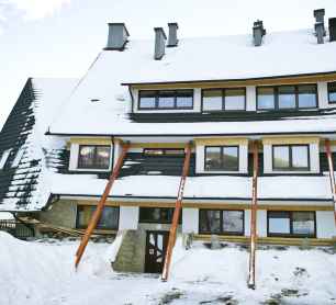 Butorowy Residence in the winter.