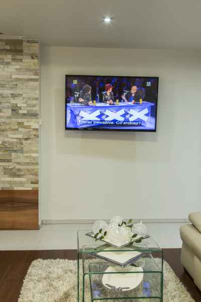 Salon połączony z aneksem kuchennym